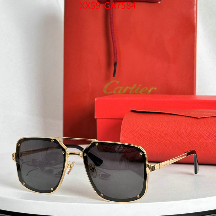 Glasses-Cartier luxury ID: GA7584 $: 59USD