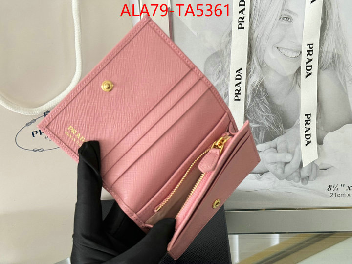 Prada Bags(TOP)-Wallet is it illegal to buy dupe ID: TA5361 $: 79USD,