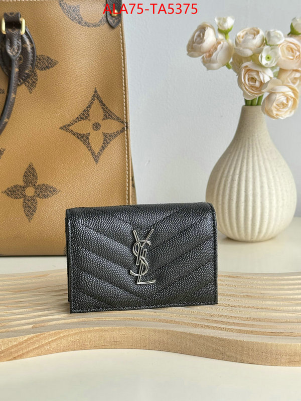 YSL Bags(TOP)-Wallet- replicas buy special ID: TA5375 $: 75USD,