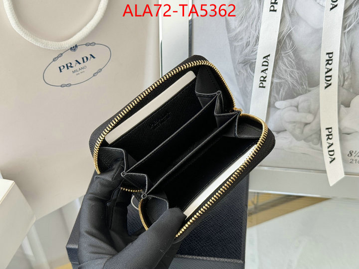 Prada Bags(TOP)-Wallet 2024 luxury replicas ID: TA5362 $: 72USD,