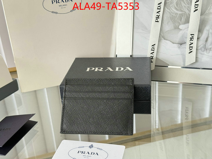 Prada Bags(TOP)-Wallet 7 star quality designer replica ID: TA5353 $: 49USD,