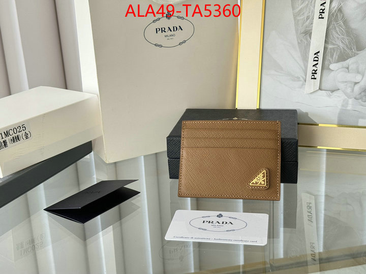 Prada Bags(TOP)-Wallet are you looking for ID: TA5360 $: 49USD,