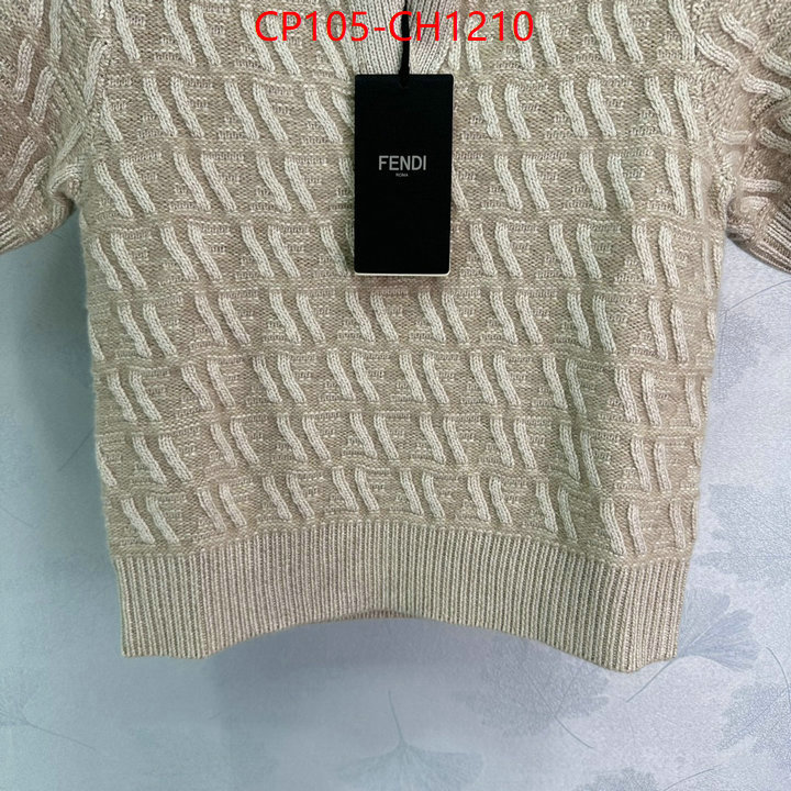 Clothing-Fendi mirror copy luxury ID: CH1210 $: 105USD