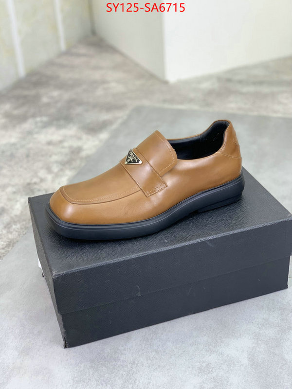 Men shoes-Prada aaaaa+ replica ID: SA6715 $: 125USD