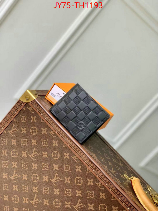 LV Bags(TOP)-Wallet top perfect fake ID: TH1193 $: 75USD,