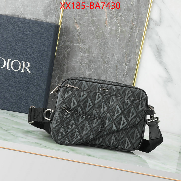 Dior Bags(TOP)-Saddle- aaaaa+ replica designer ID: BA7430 $: 185USD,