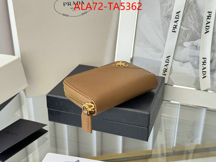 Prada Bags(TOP)-Wallet 2024 luxury replicas ID: TA5362 $: 72USD,