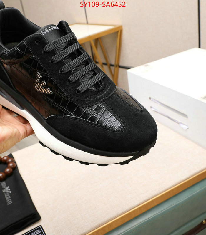 Men shoes-Armani fake ID: SA6452 $: 109USD