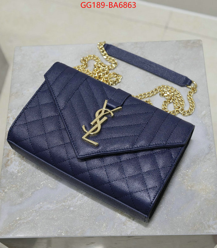 YSL Bags(TOP)-Envelope Series how to find replica shop ID: BA6863 $: 189USD,