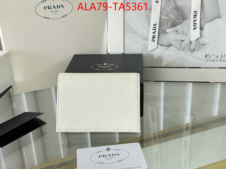 Prada Bags(TOP)-Wallet is it illegal to buy dupe ID: TA5361 $: 79USD,