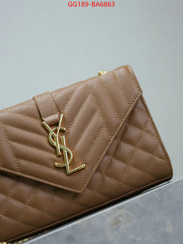 YSL Bags(TOP)-Envelope Series how to find replica shop ID: BA6863 $: 189USD,