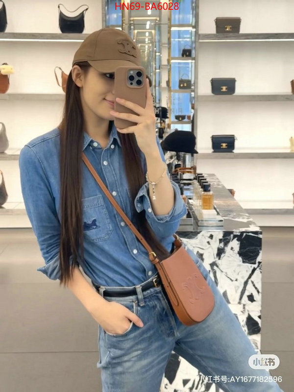 CELINE Bags(4A)-Crossbody- cheap wholesale ID: BA6028 $: 69USD,