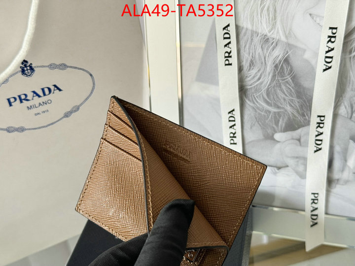 Prada Bags(TOP)-Wallet how to buy replcia ID: TA5352 $:49USD,