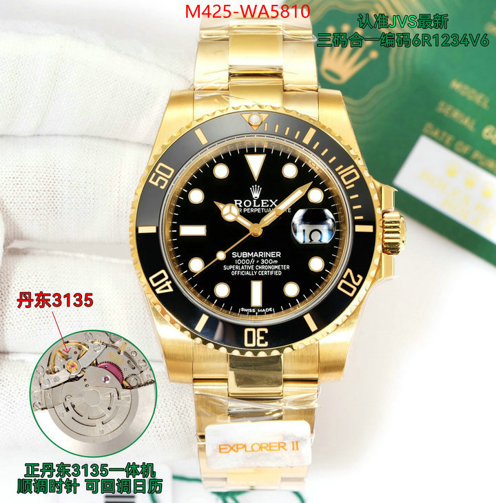 Watch(TOP)-Rolex designer 7 star replica ID: WA5810 $: 425USD