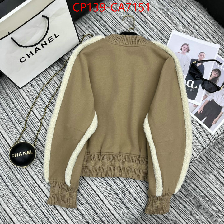 Clothing-Chanel 2024 aaaaa replica customize ID: CA7151 $: 139USD