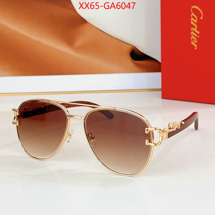 Glasses-Cartier how quality ID: GA6047 $: 65USD