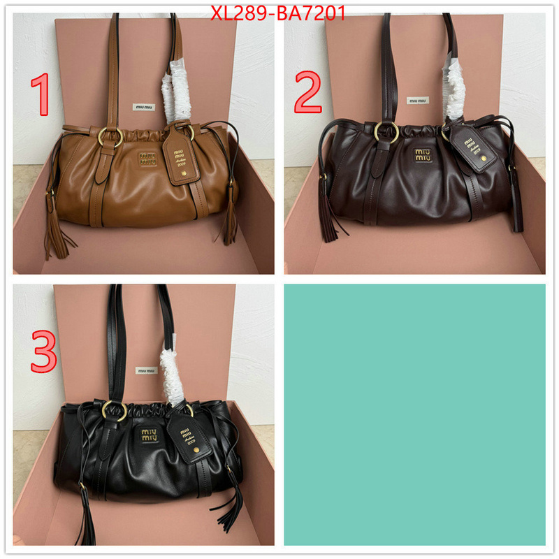 Miu Miu Bags(TOP)-Handbag- top designer replica ID: BA7201 $: 289USD,