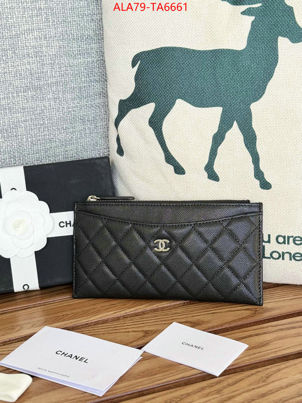 Chanel Bags(TOP)-Wallet- 1:1 replica ID: TA6661 $: 79USD,