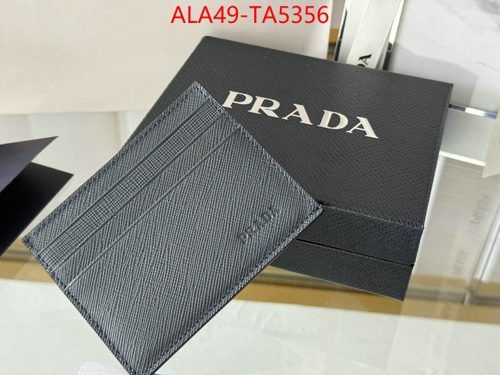 Prada Bags(TOP)-Wallet where quality designer replica ID: TA5356 $: 49USD,