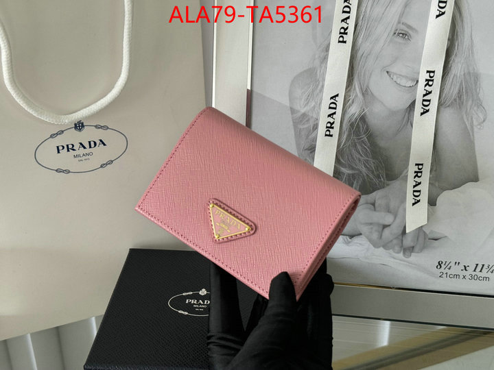 Prada Bags(TOP)-Wallet is it illegal to buy dupe ID: TA5361 $: 79USD,