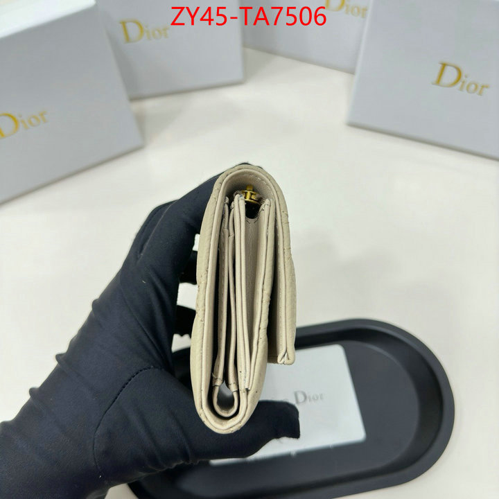 Dior Bags(4A)-Wallet- 7 star collection ID: TA7506 $: 45USD,