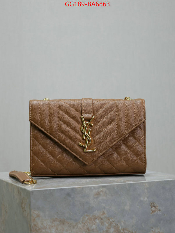 YSL Bags(TOP)-Envelope Series how to find replica shop ID: BA6863 $: 189USD,