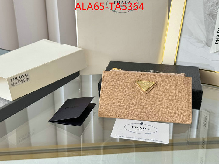 Prada Bags(TOP)-Wallet designer fake ID: TA5364 $: 65USD,