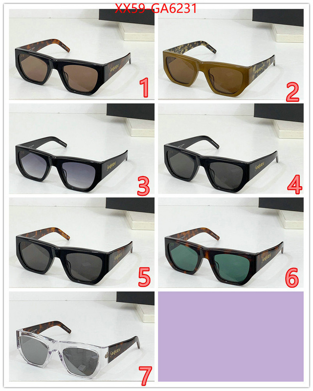 Glasses-YSL top grade ID: GA6231 $: 59USD