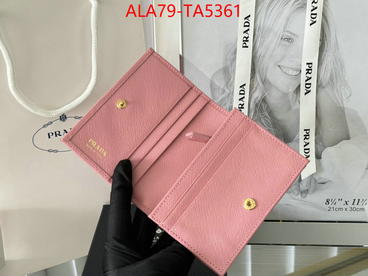 Prada Bags(TOP)-Wallet is it illegal to buy dupe ID: TA5361 $: 79USD,