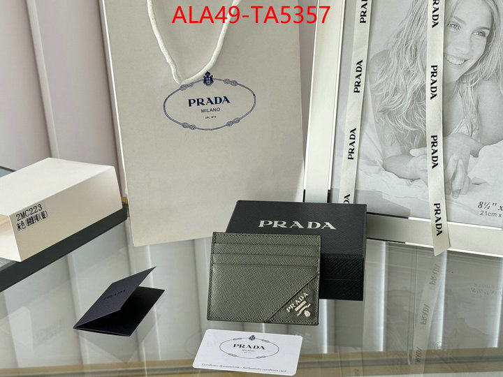 Prada Bags(TOP)-Wallet 7 star collection ID: TA5357 $: 49USD,