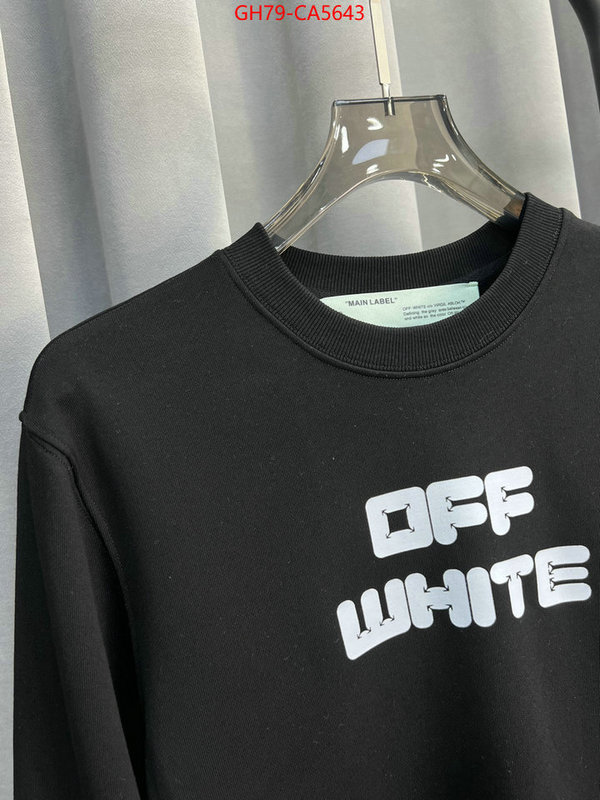 Clothing-OffWhite the quality replica ID: CA5643 $: 79USD