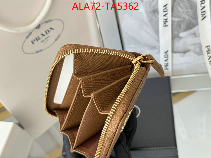 Prada Bags(TOP)-Wallet 2024 luxury replicas ID: TA5362 $: 72USD,