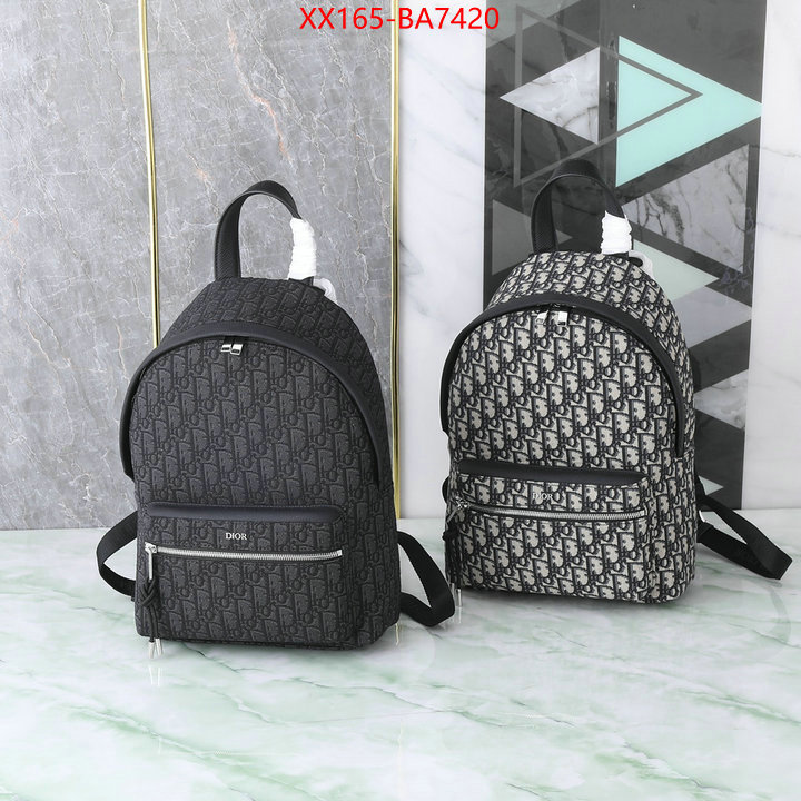 Dior Bags(TOP)-Backpack- buy 2024 replica ID: BA7420 $: 165USD,