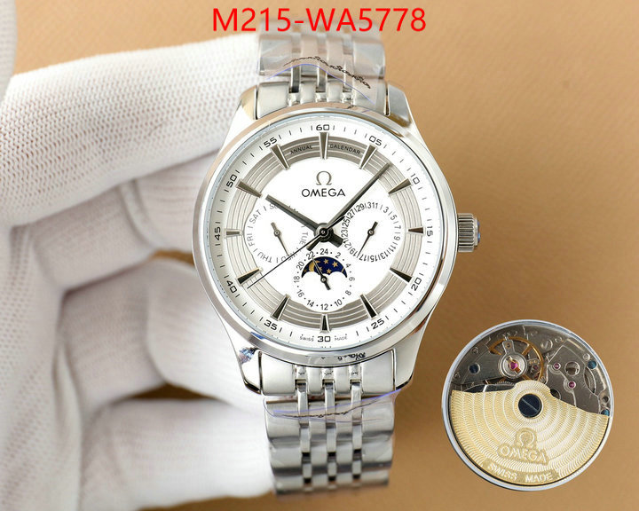 Watch(TOP)-Omega how to buy replcia ID: WA5778 $: 215USD