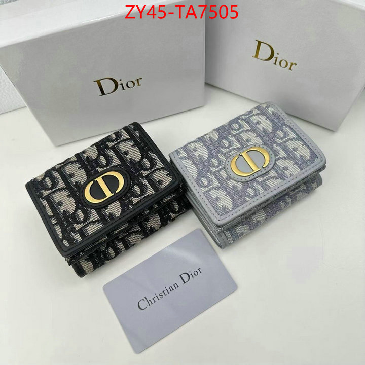 Dior Bags(4A)-Wallet- wholesale ID: TA7505 $: 45USD,