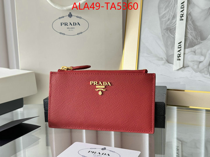 Prada Bags(TOP)-Wallet are you looking for ID: TA5360 $: 49USD,