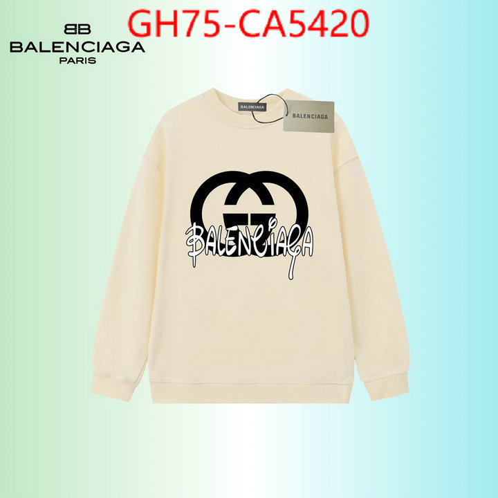 Clothing-Balenciaga buy cheap ID: CA5420 $: 75USD