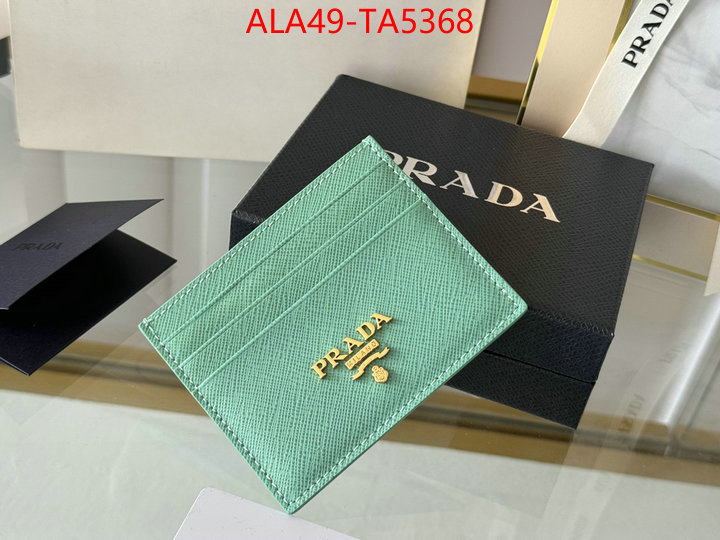 Prada Bags(TOP)-Wallet high quality replica ID: TA5368 $: 49USD,