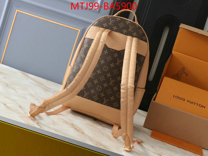 LV Bags(4A)-Backpack- where should i buy replica ID: BA5900 $: 99USD,