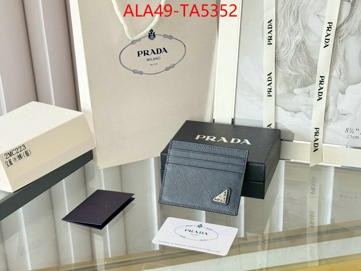 Prada Bags(TOP)-Wallet how to buy replcia ID: TA5352 $:49USD,