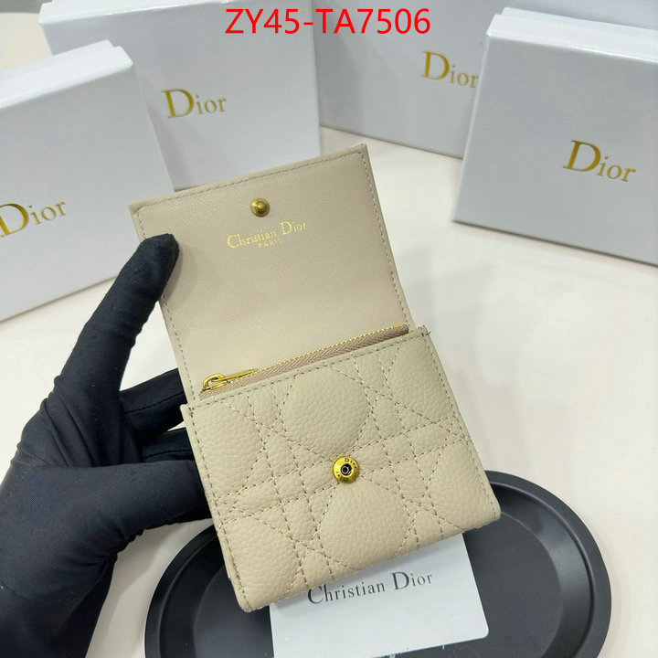 Dior Bags(4A)-Wallet- 7 star collection ID: TA7506 $: 45USD,