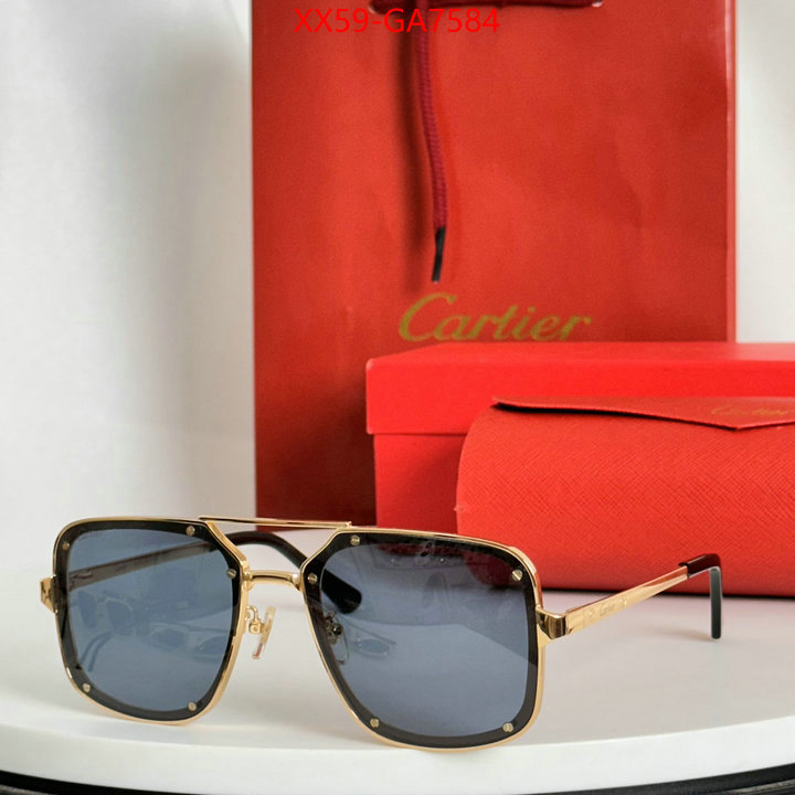 Glasses-Cartier luxury ID: GA7584 $: 59USD