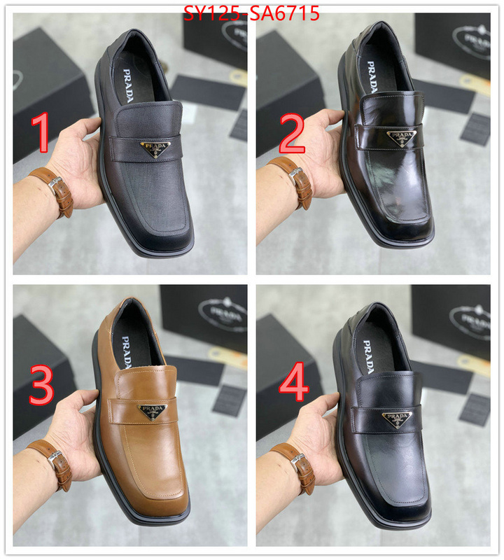 Men shoes-Prada aaaaa+ replica ID: SA6715 $: 125USD