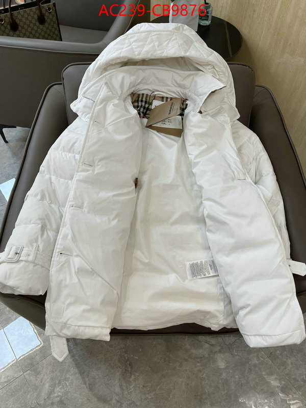 Down jacket Women-Burberry top quality fake ID: CB9876 $: 239USD