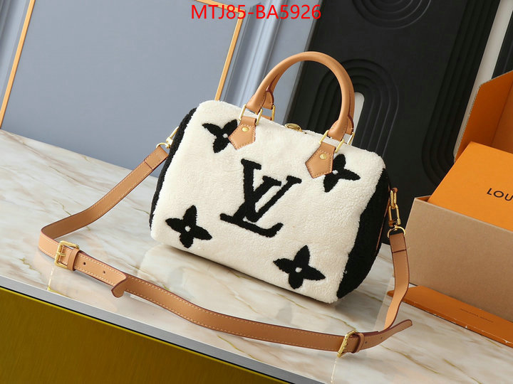 LV Bags(4A)-Speedy- buy best high-quality ID: BA5926 $: 85USD,