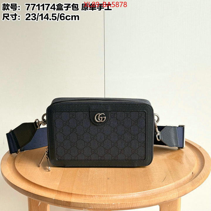 Gucci Bags(4A)-Crossbody- for sale online ID: BA5878 $: 89USD,