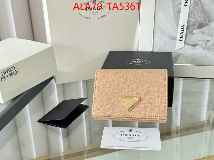 Prada Bags(TOP)-Wallet is it illegal to buy dupe ID: TA5361 $: 79USD,