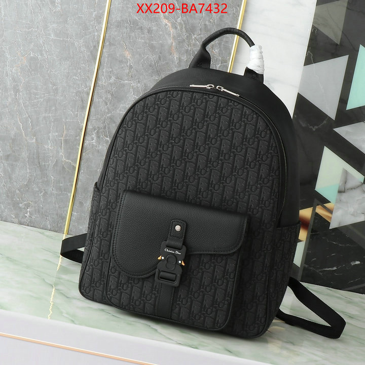 Dior Bags(TOP)-Backpack- online store ID: BA7432 $: 209USD,