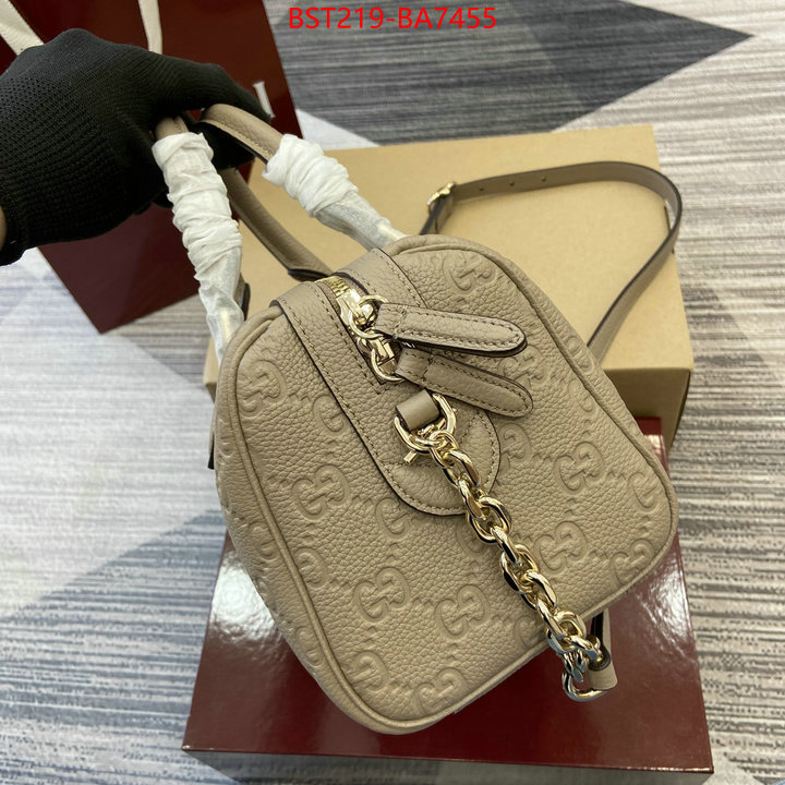 Gucci Bags(TOP)-Handbag- high quality replica ID: BA7455 $: 219USD,