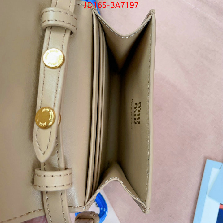 Miu Miu Bags(TOP)-Crossbody- where can i buy the best quality ID: BA7197 $: 165USD,